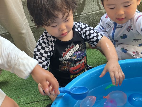 水遊びはじめました～水遊び開き～