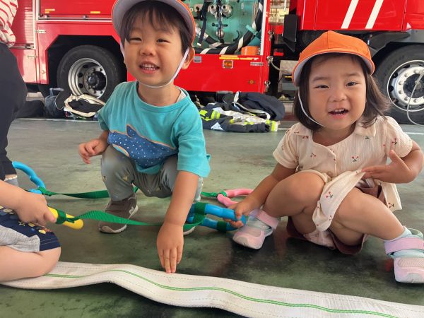 消防署見学🚌～たんぽぽさんとすみれさん～