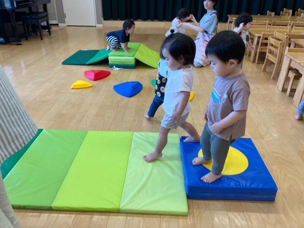 １歳児さんの交流保育♪